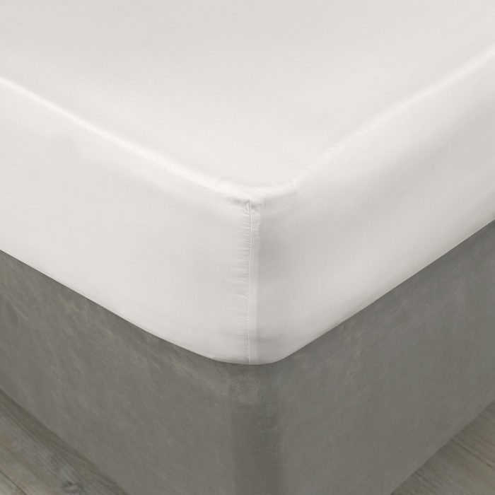 Valencia White Fitted Sheet